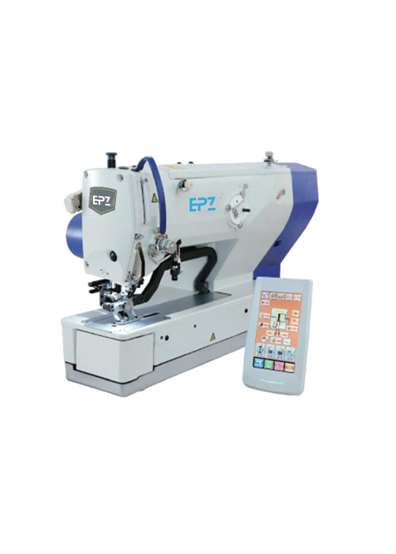 High Speed Computer Controlled Lockstitch  Straight Button Holing Sewing Machine
