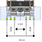 3/16-1-1/2-3/16 (48 mm) Special Needle Gauge  for Waistband Machine