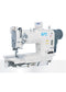 Direct-drive double needle sewing machine with fixed needle bar