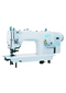 Computer direct drive high speed lockstitch sewing machine with knife