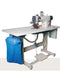 Direct drive needle sewing machine with side cutter and puller