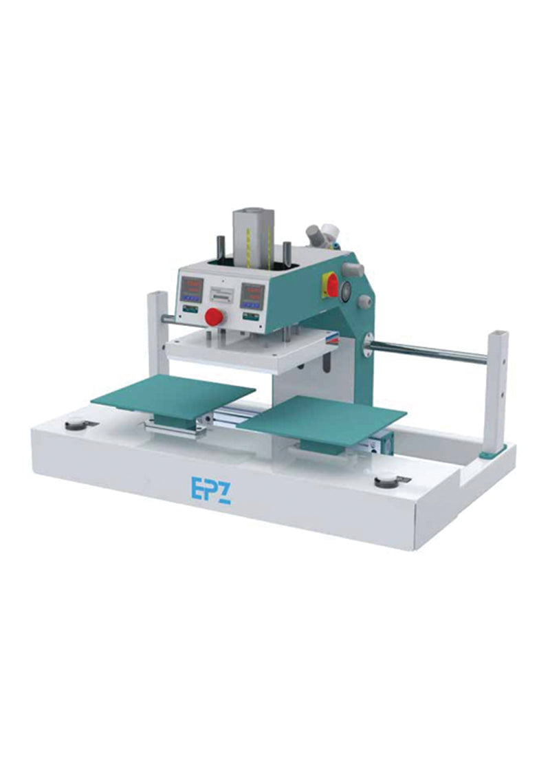25x25 cm Pneumatic Desktop Moving Head Transfer Printing Press