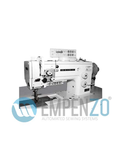 BEW single needle series High speed, Large vertical axis hook, Compound feed and walking foot, Reverse stitch, Lockstich machines - Empenzo Automated Sewing Systems