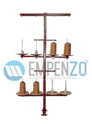 Spool Stand Set For High Speed Feed Of The Arm Machine For Heavy Material - Empenzo Automated Sewing Systems