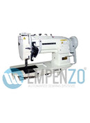 LSW two needle series (angular stitch) High speed, Large vertical axis hook, Compound feed and walking foot, Reverse stitch and split needle bar, Lockstitch machine. - Empenzo Automated Sewing Systems